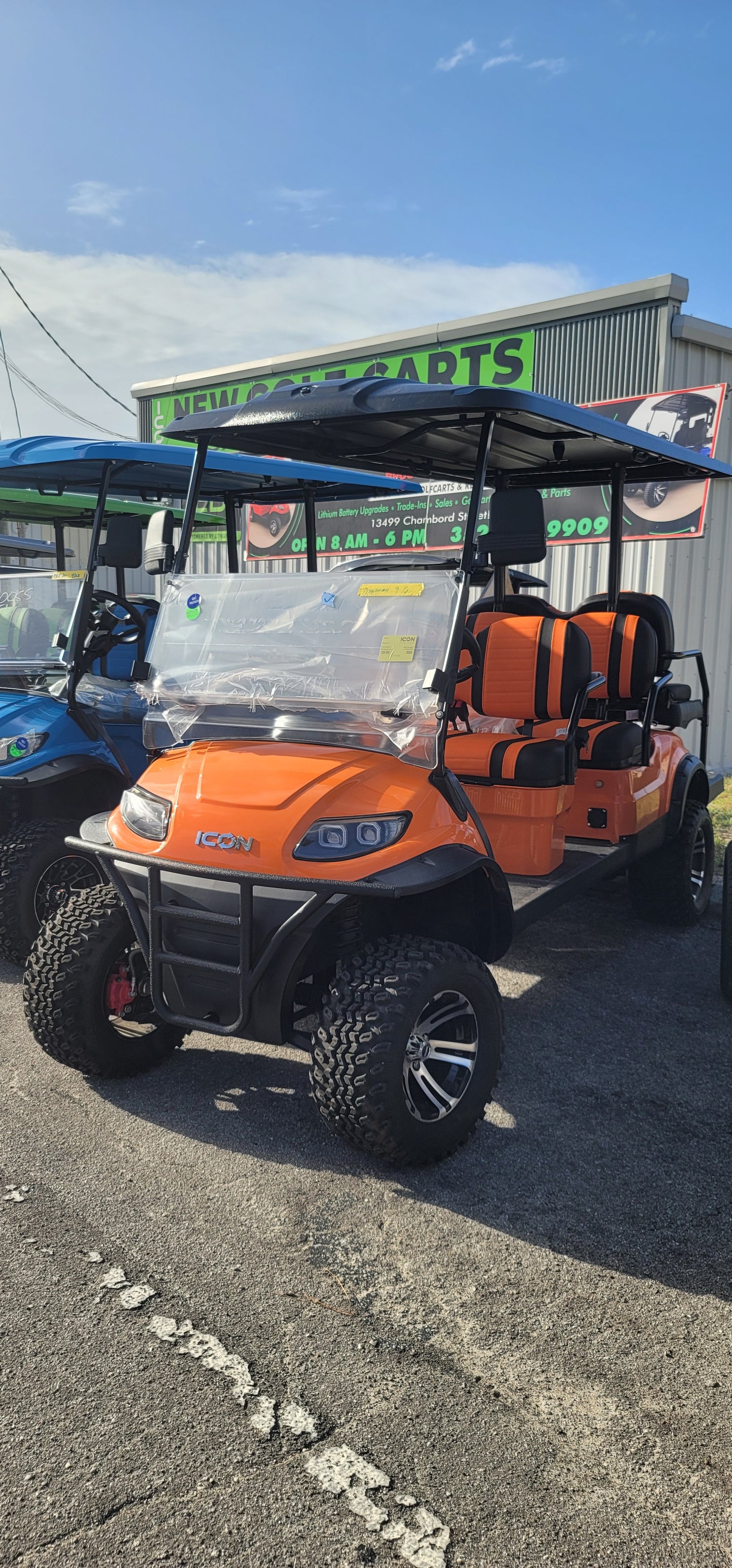 π Brooks EV Halloween Golf Cart Sale π»