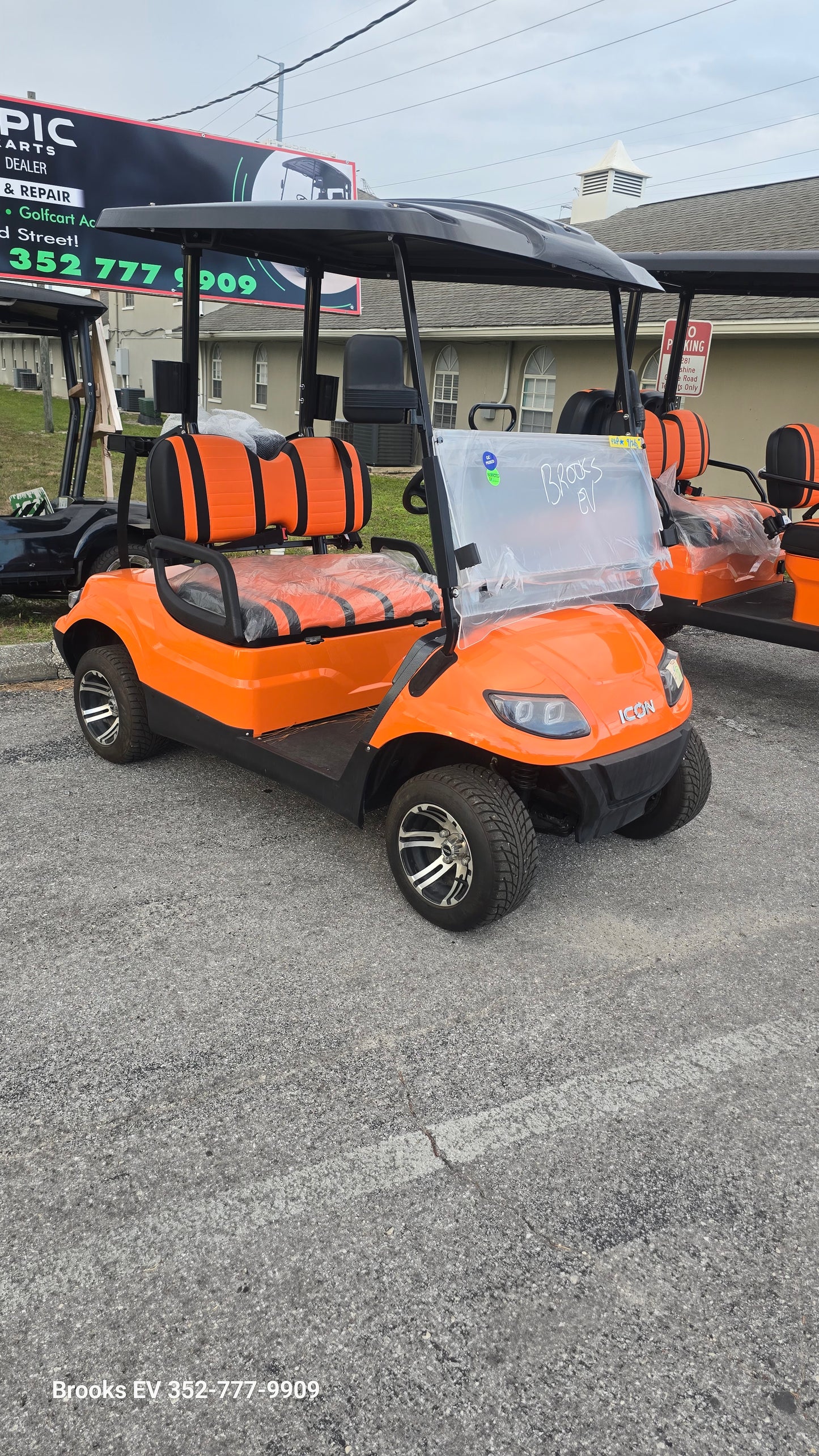 π Brooks EV Halloween Golf Cart Sale π»