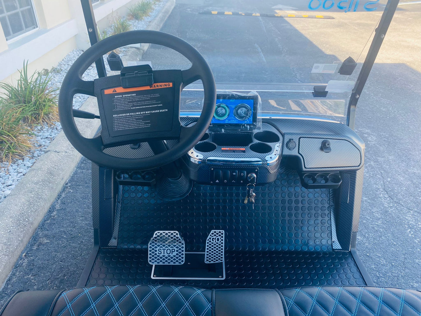 2025 Light Blue Epic E20 Golf cart
