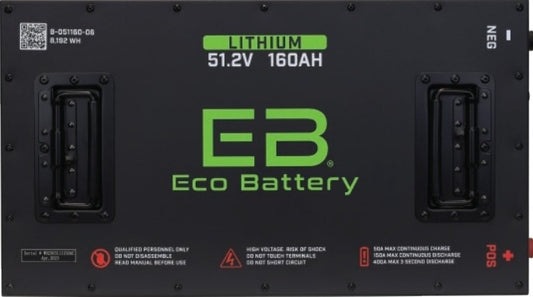 Eco Lithium Battery 51V - 160AH Lithium Battery Bundle Kit