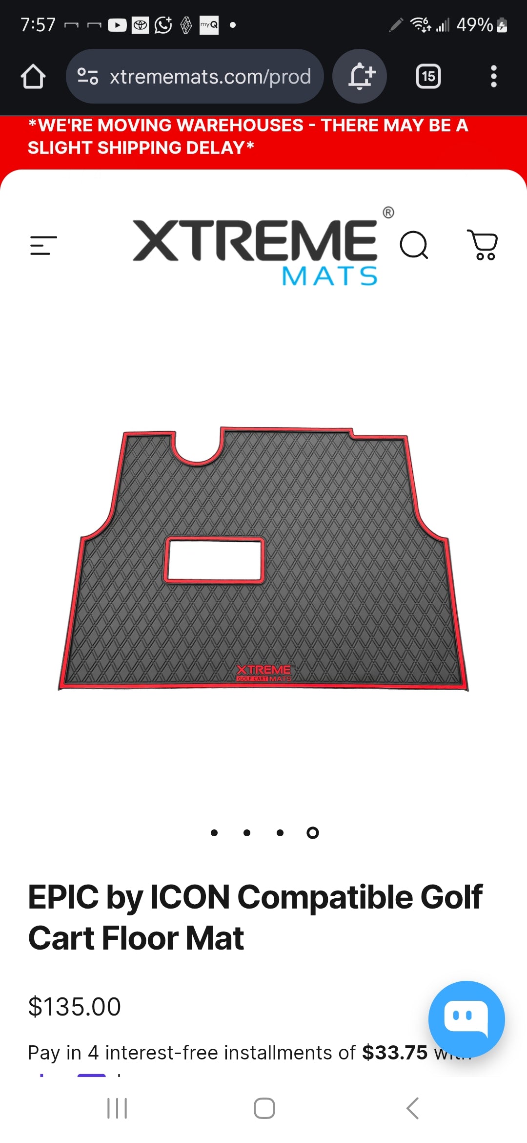 EPIC E20 Mats