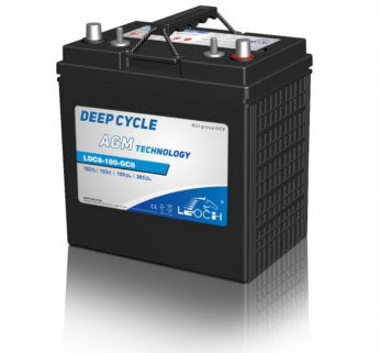 Deep cycle AGM 8V maintenance free battery