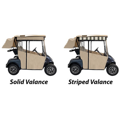 6-Passenger Sunbrella Track-Style Cover Enclosure for Golf Carts