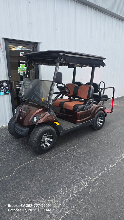 2012 Yamaha golf cart - front view