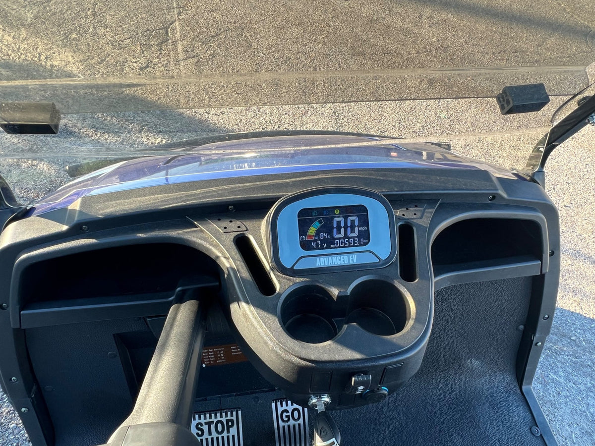2021 Advanced EV golf cart, dash and controls