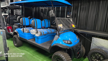 2026 ICON X-Series golf cart — Brooks EV Brooksville showroom