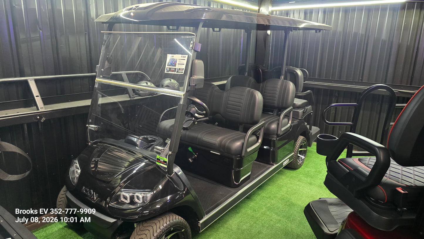 ICON gas golf cart — Brooks EV Brooksville showroom