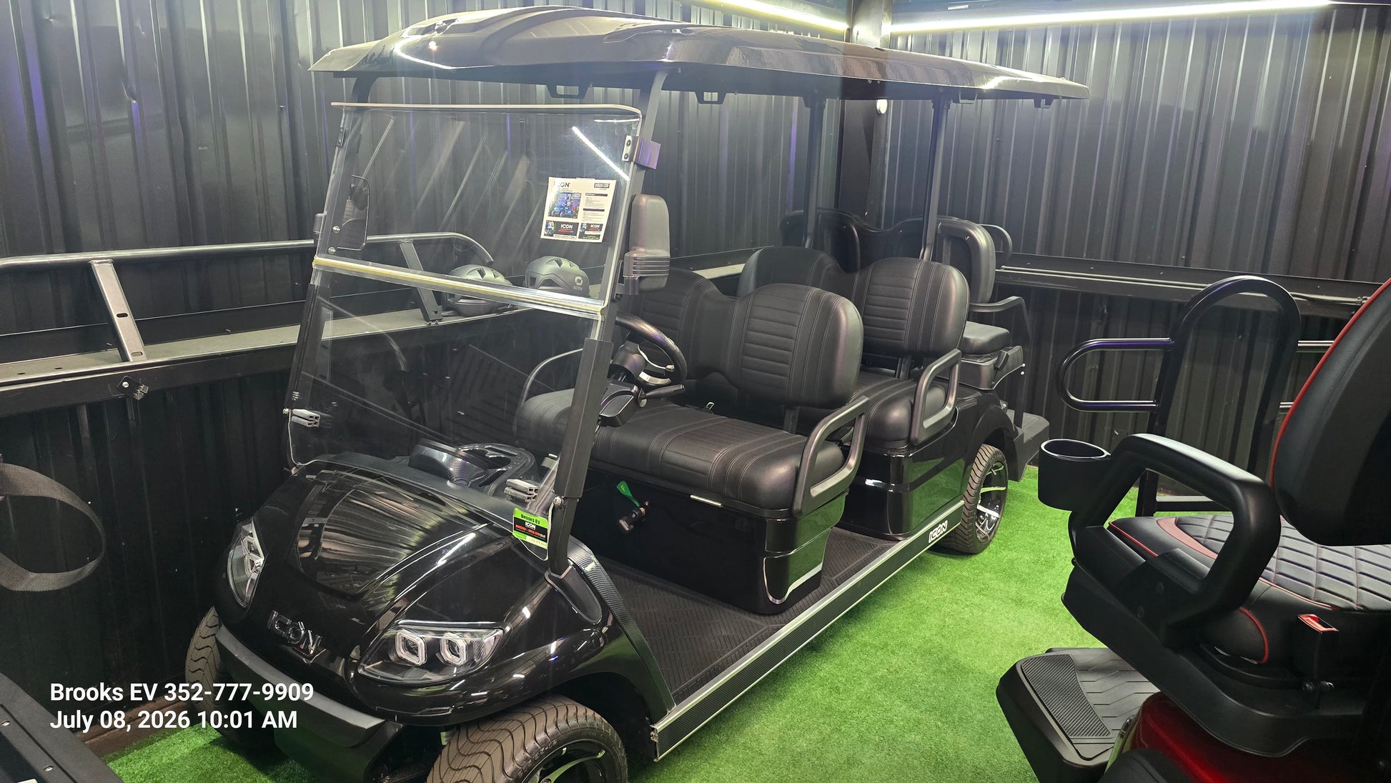 ICON gas golf cart — Brooks EV Brooksville showroom