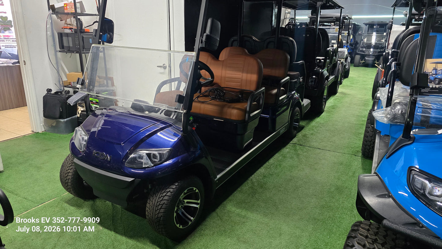 ICON gas golf cart — Brooks EV Brooksville showroom