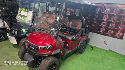 ICON gas golf cart — Brooks EV Brooksville showroom