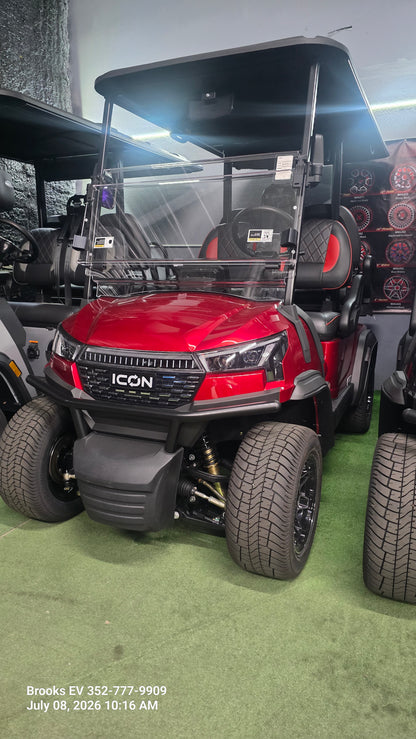 2025 ICON golf cart leftover — Brooks EV Brooksville showroom