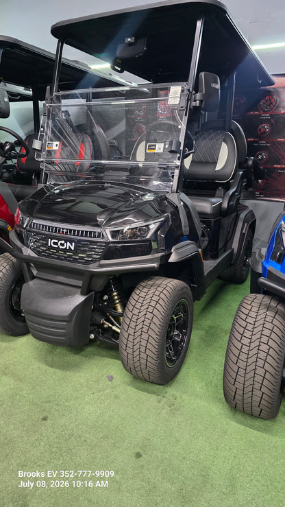 2025 ICON golf cart leftover — Brooks EV Brooksville showroom
