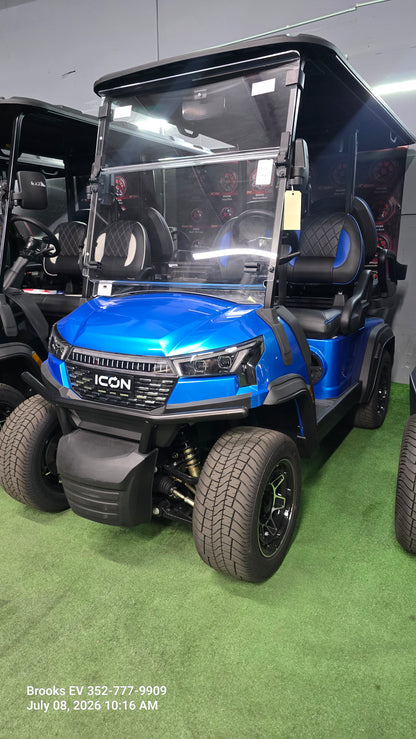 2025 ICON golf cart leftover — Brooks EV Brooksville showroom