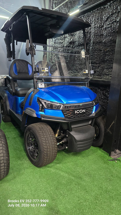 2025 ICON golf cart leftover — Brooks EV Brooksville showroom