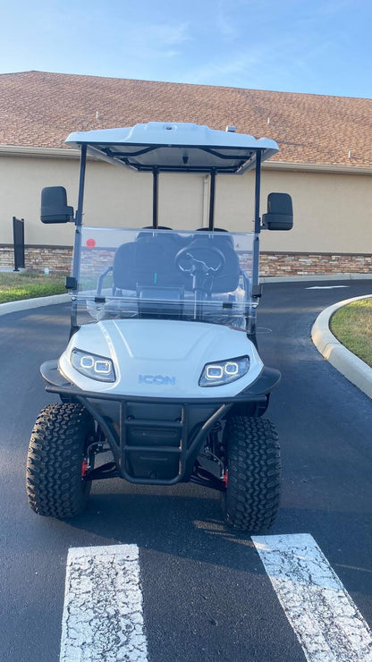 2024 White Icon i60L Golf Cart-Lithium