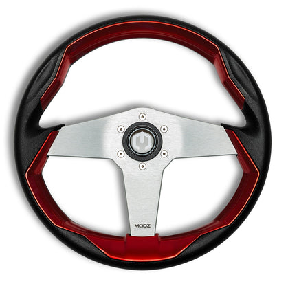 MODZ Zilker Golf Cart Steering Wheel w/Adapter - Choose Color