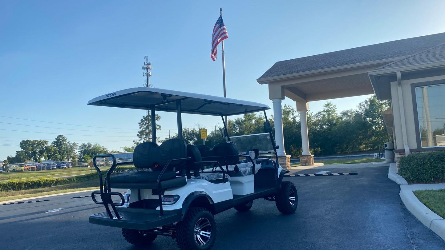 2024 White Icon i60L Golf Cart-Lithium