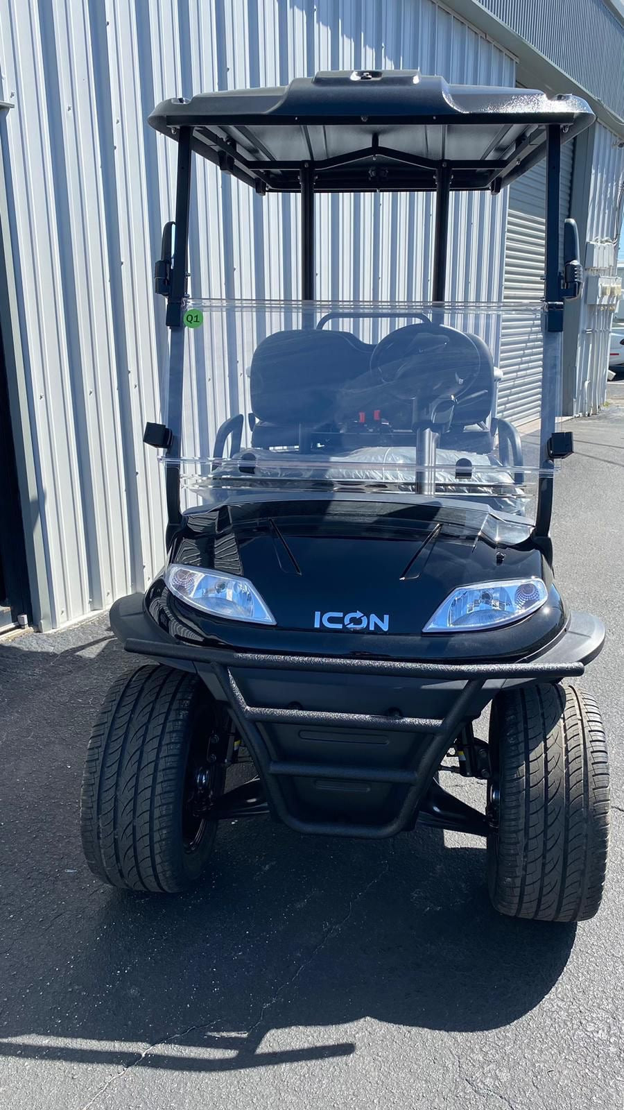 2024 Black Icon i40L Eco Golf Cart