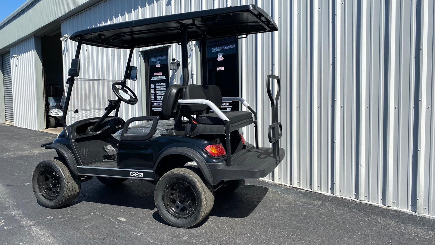 2024 Black Icon i40L Eco Golf Cart