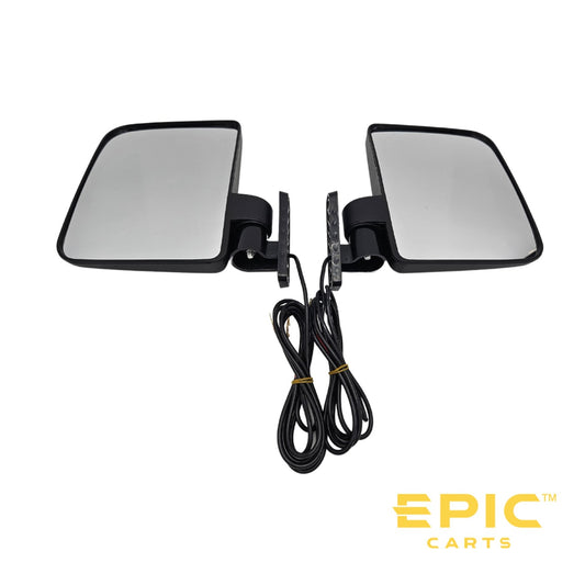 Side-View Mirror Set for EPIC Golf Carts