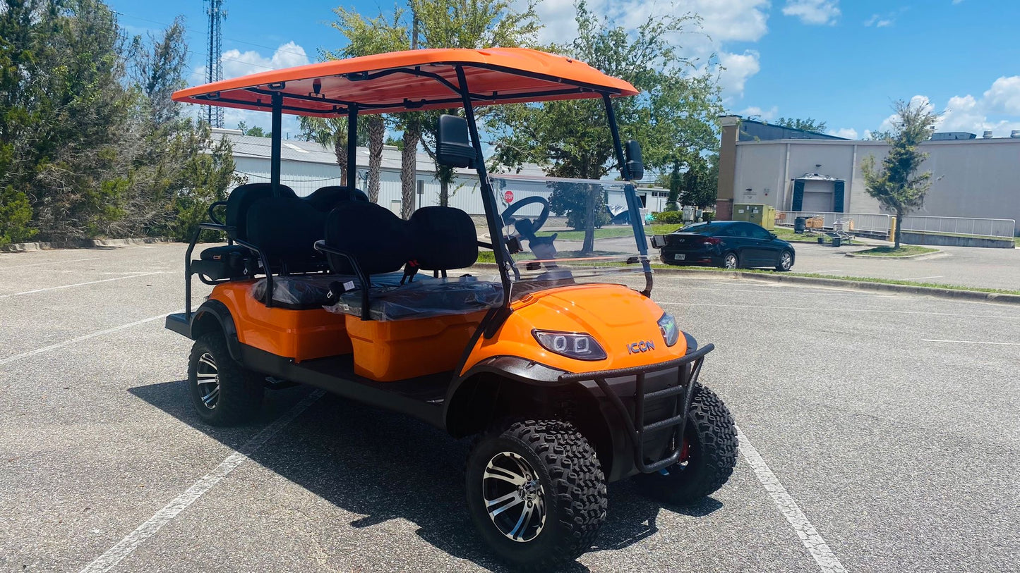 2024 Orange Icon i60L Golf Cart