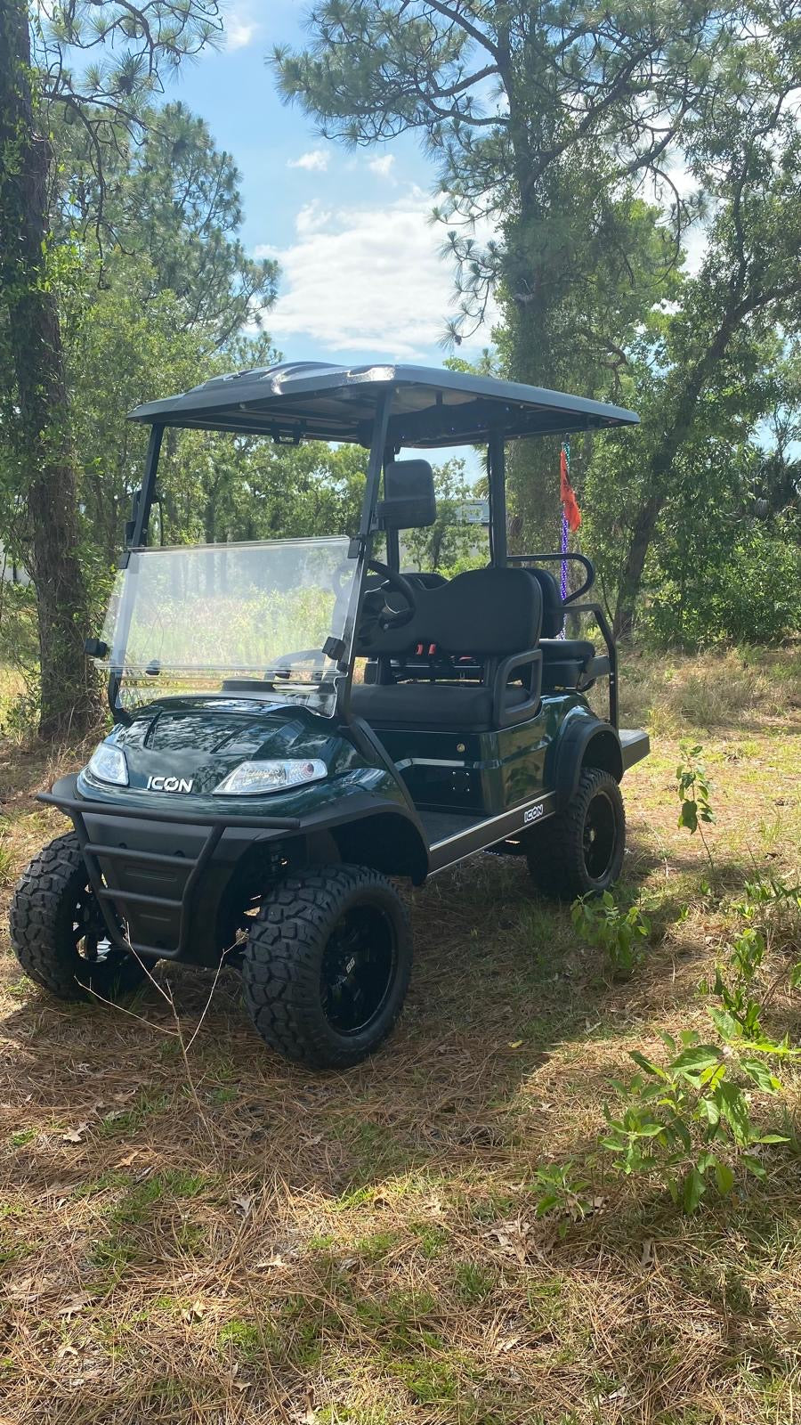 2024 Forest Green Icon i40L Eco Golf Cart