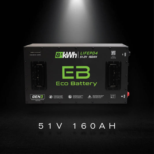 EcoBattery Gen3 lithium pack for Club Car DS and Precedent