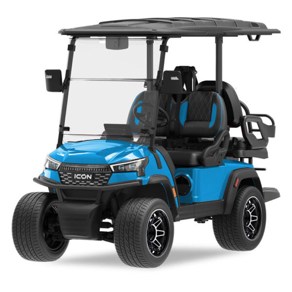 2026 ICON i40X golf cart — 4-passenger lithium flagship