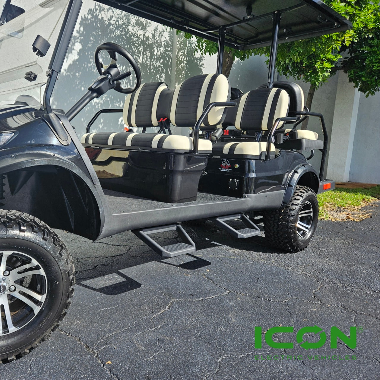 Icon - Heavy Duty Steel Side Step Nerf Bars