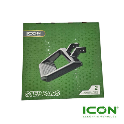 Icon - Heavy Duty Steel Side Step Nerf Bars