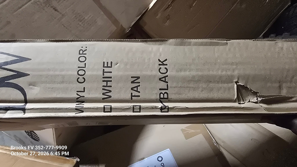 DoorWorks enclosure box showing black vinyl color selected