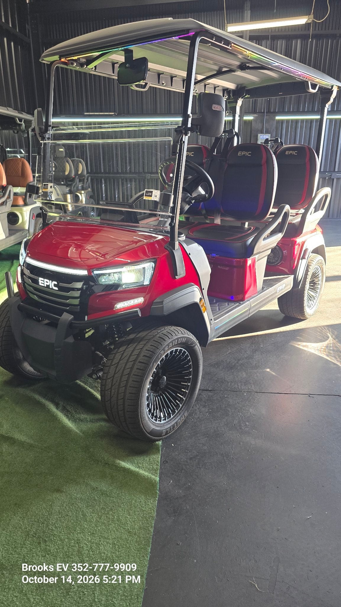 2026 EPIC E40FX Cherry — front three-quarter view