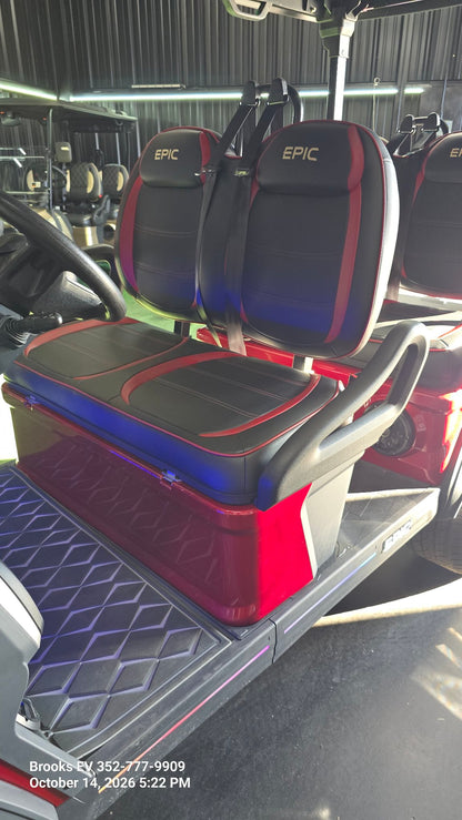2026 EPIC E40FX Cherry — front seats