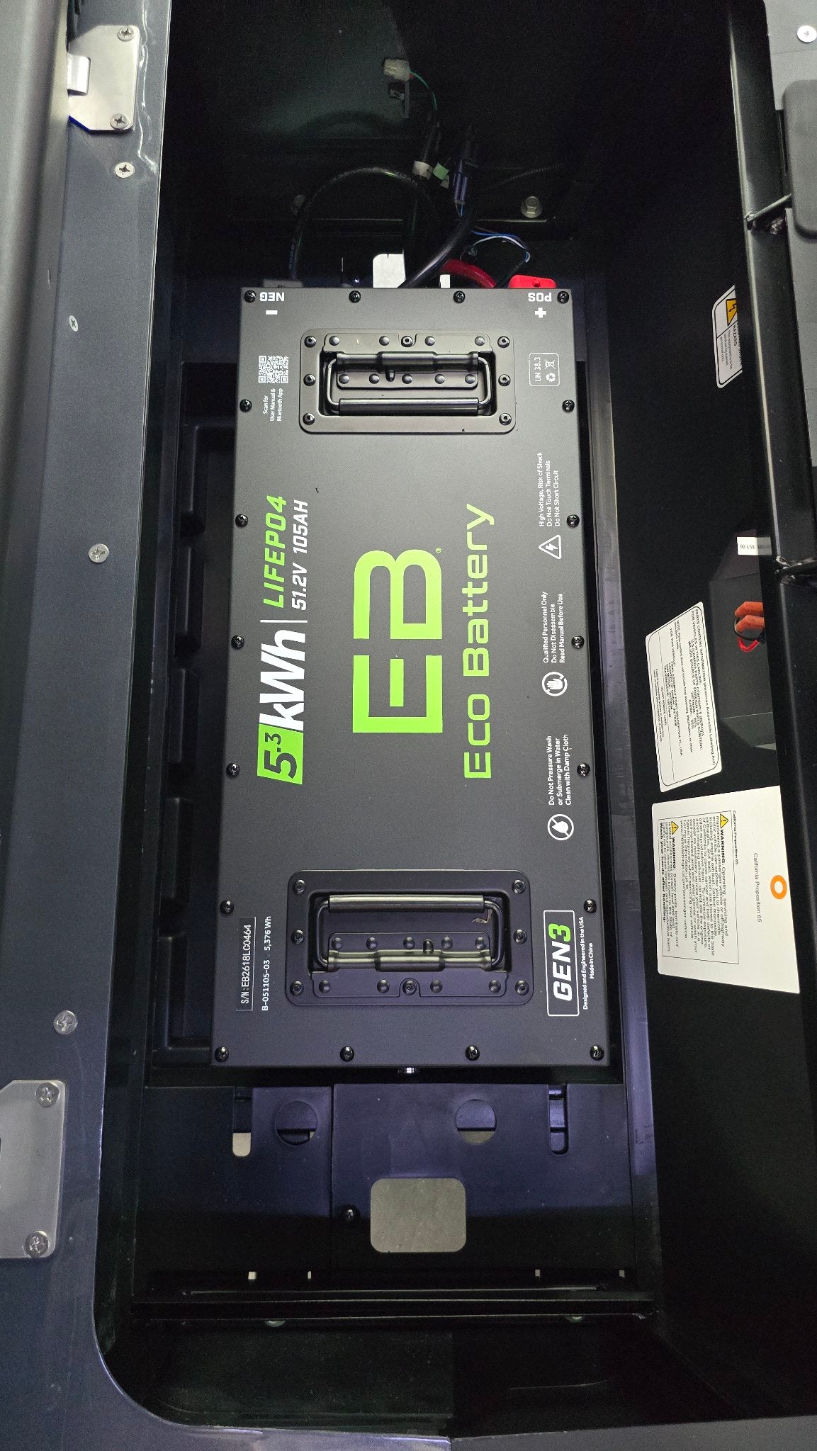 2026 EPIC E40FX Charcoal — Eco Battery 51.2V 105Ah