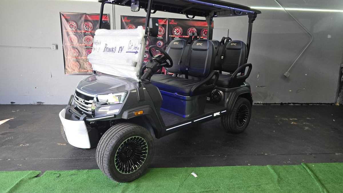 2026 EPIC E40FX Charcoal — front angle