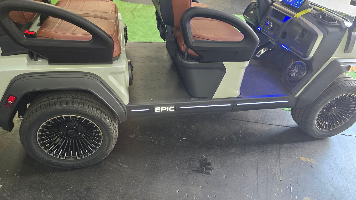2026 EPIC E40FX Pearl White — side view