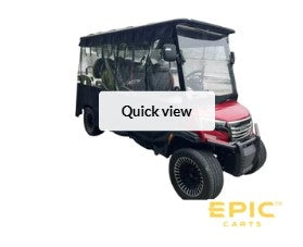 Sunbrella Enclosure For EPIC E60FX Golf Carts