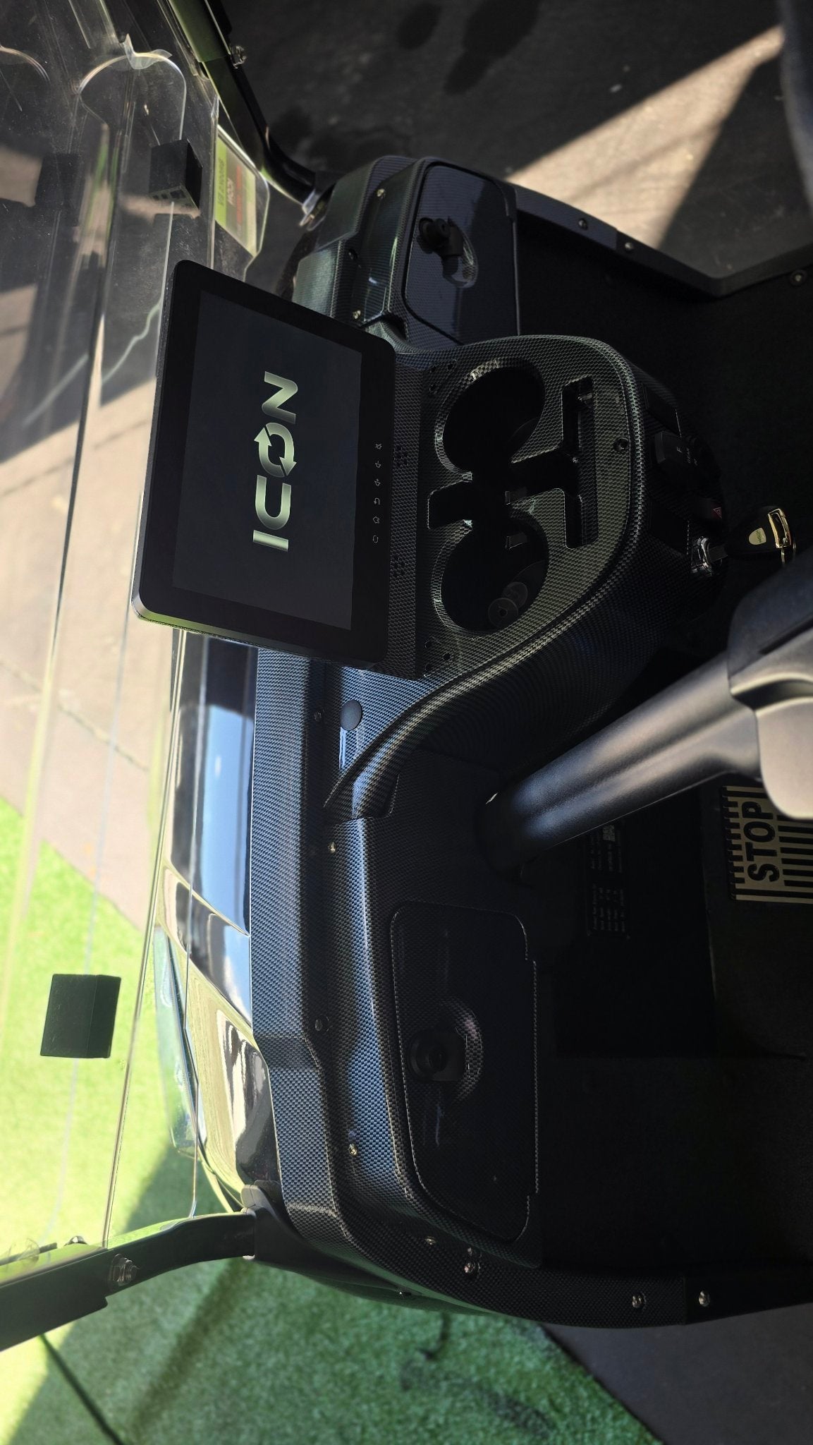 2025 ICON I20 Black — dash