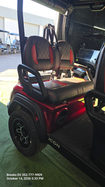 2026 ICON i40FX Sangria — rear seat