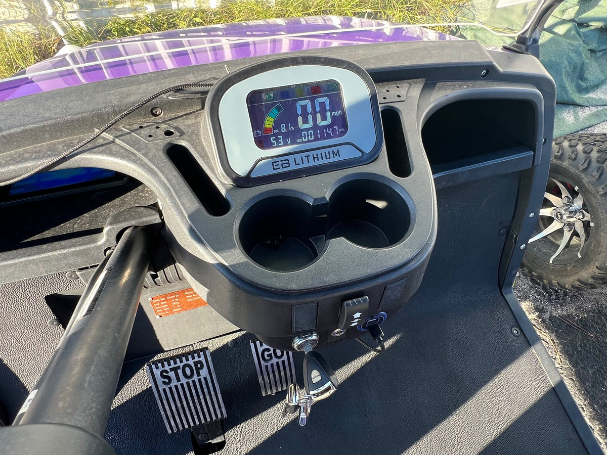 2021 ICON I60L Purple — dash display