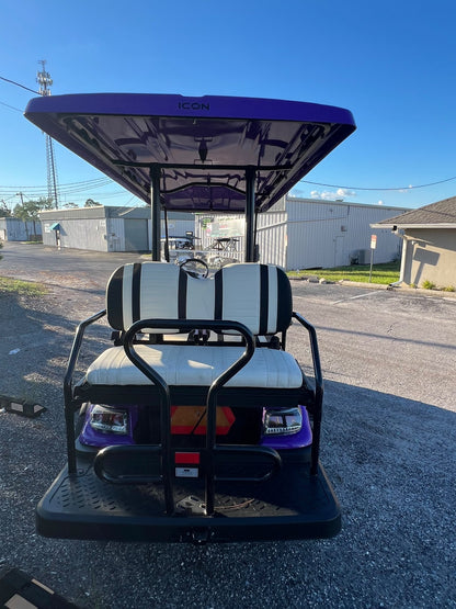 2021 ICON I60L Purple — rear view