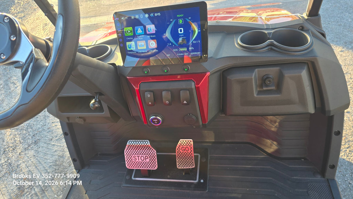 2026 ICON i60LX Sangria — dash display