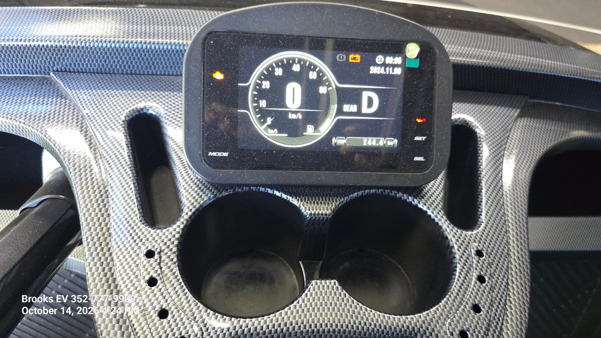 2025 ICON G60 Black — dash display