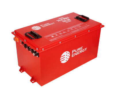 Pure Energy 72V (76.8V/105Ah) lithium golf cart battery