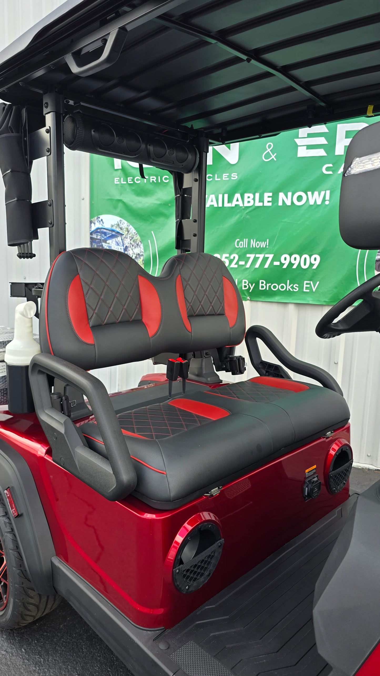 2026 ICON i20X — Apple Cherry Red · 2 Passenger Lithium
