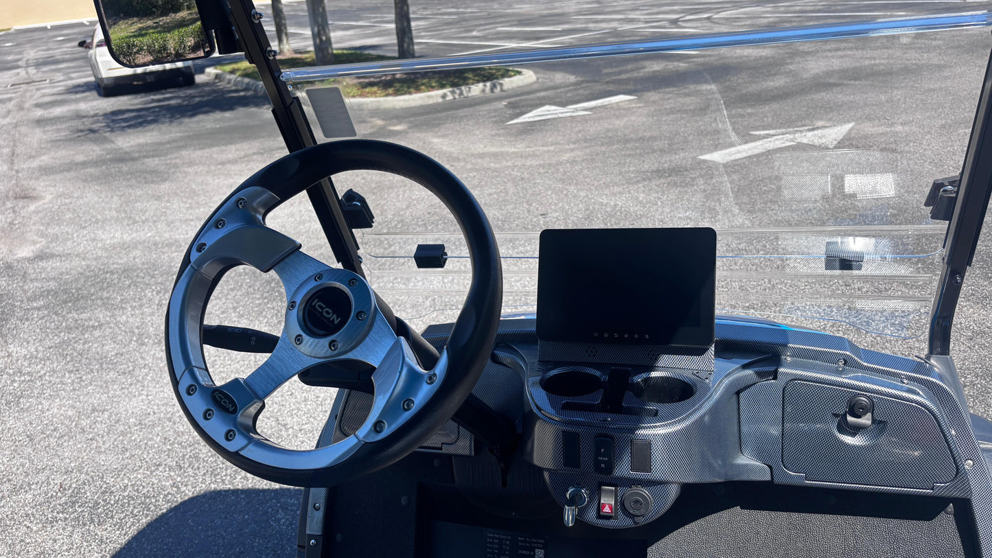 2025 ICON i60L — Caribbean Blue · 6 Passenger Lifted Lithium