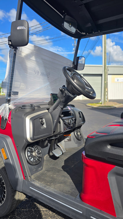 2026 EPIC E40FX — Apple Cherry Red · 4 Passenger · Award Winner