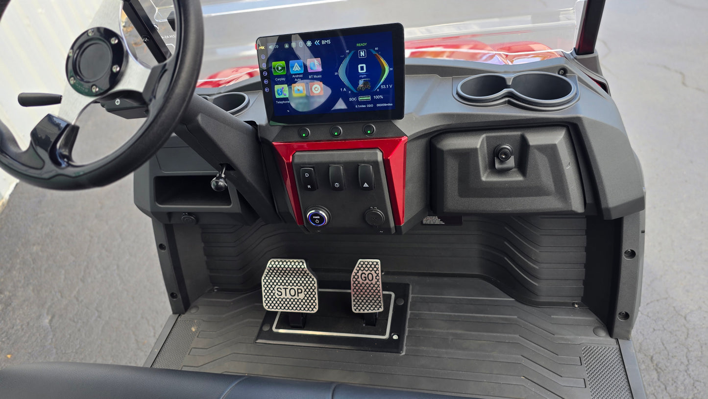 2026 ICON i60LX — Apple Cherry Red · 6 Passenger Luxury Limo