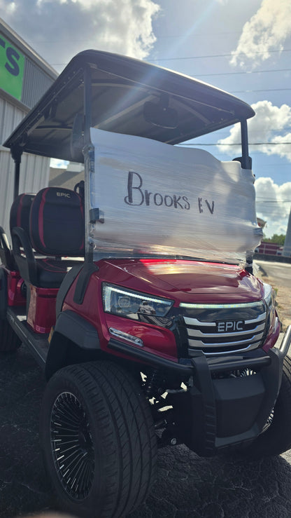 2026 EPIC E40FX — Apple Cherry Red · 4 Passenger · Award Winner
