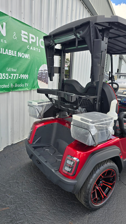 2026 ICON i20X — Apple Cherry Red · 2 Passenger Lithium